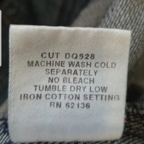 SOLD! Guess Vintage Authentic Original Jean Jacket 100% Cotton Women's Size L - Picture 14 of 15